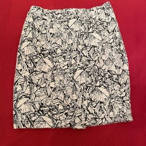 Skunkfunk black and white printed skirt